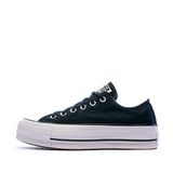Converse Kadın Chuck Taylor All Star Lift 560 Spor Ayakkabı, Siyah/Beyaz/Beyaz, 8.5