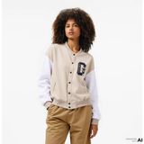 Converse Kadın Dik Yaka Bej Bomber Ceket.251