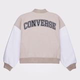 Converse Kadın Dik Yaka Bej Ceket - M