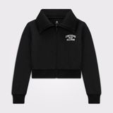 Converse Kadın Fermuarlı Siyah Ceket - 001-Siyah - XS
