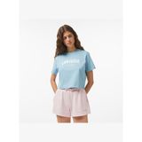 Converse Kadın Mavi Grafik Baskılı T-Shirt