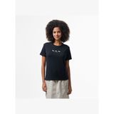 Converse Kadın Nakışlı Siyah T-Shirt
