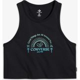 Converse Kadın Siyah T-Shirt - 2XL - 001-Siyah