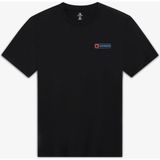 Converse Logo Erkek Grafik Baskılı Siyah T-Shirt - 001-Siyah - XS