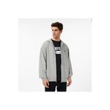 Converse Loose Fit Sneaker Patch Full Zip Erkek Gri Sweatshirt