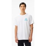 Converse Nature Center Erkek Grafik Baskılı Beyaz T-Shirt - M - 102-Beyaz