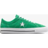 Converse One Star Pro Unisex Yeşil Süet Sneaker - 344-Yeşil