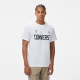 Converse Retro Chuck Soccer Erkek Baskılı Beyaz T-Shirt - 102-Beyaz
