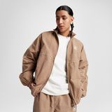 Converse Retro Windbreaker Erkek Kahverengi Ceket - 230-Bej - XL