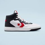 Converse Rival Leather & Mesh Siyah Sneaker - Beyaz