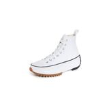 Converse Run Star Hike Düşük Unisex Spor Ayakkabı, Beyaz/Siyah/Sakız, Beden 13W/11.5M