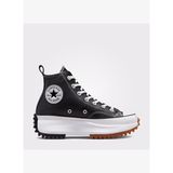 Converse Run Star Hike Foundational Unisex Siyah Deri Platform Sneaker