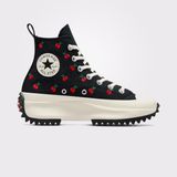 Converse Run Star Hike Platform Cherries Kadın Siyah Sneaker - 001-Siyah