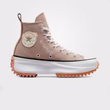 Converse Run Star Hike Platform Scribble Unisex Bej Sneaker - 259-Bej