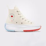 Converse Run Star Hike Platform Y2K Heart Unisex Krem Sneaker - 286-Krem