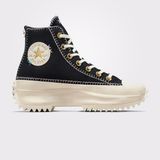 Converse Run Star Hike Unisex Siyah Platform Sneaker - 00 Siyah - Beyaz