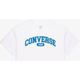 Converse Sporty Cropped Kadın Beyaz T-Shirt - 2XL