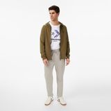 Converse Star Chevron Baskılı Erkek Oversize Fit Gri Eşofman Altı - XS - 030-Gri