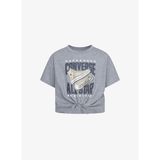 Converse Tıe Front Çocuk Gri T-Shirt