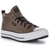 Converse Üniseks Chuck Taylor All Star Malden Sokak Sneaker Bot - Bağcıklı Kapatma Stili - Motor Dumanı/Siyah Kahverengi