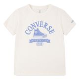 Converse Unisex Çocuk Tişörtü, Ak balıkçıl, L
