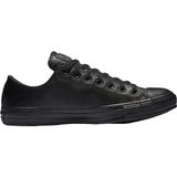 Converse Unisex Sneaker - Chuck Taylor All Star Leather Spor Ayakkabı - 135253C - Siyah