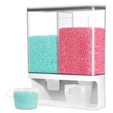Conworld Çamaşır Deterjanı Dispenseri, Çamaşır Boncuk Dispenseri, 104 oz Çamaşır Odası Organizasyonu için Duvara Monte Koku Güçlendirici Boncuk Dispenseri, Boncuklar, Çamaşır Tozu için Uygun
