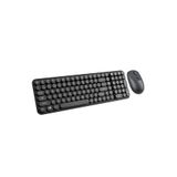 Coofbe 105 Retro Tuşlu 2.4gh Kablosuz Bluetooth Klavye Mouse Seti Retro Kablosuz Klavye Mouse Set