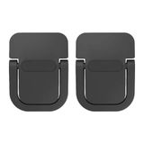 Coofbe 2 Adet Yapışkanlı Katlanılabilir Laptop Standı Portatif Macbook Bilgisayar Laptop Stand Ayagi Siyah