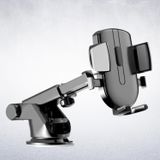 Coofbe 360 Derece Mekanizmalı Teleskopik Ön Cam Torpido Üstü Araç İçi Telefon Tutucu Masaüstü Telefon Standı