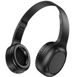Coofbe Hc Seri Bluetooth 5.3 Uzun Şarjlı 200Mah Kafaüstü Bluetooth Kulaklık 3D Ses Aux Girişli Siyah