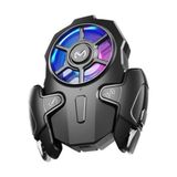 Coofbe Işıklı Bataryalı 400MAH Telefon Soğutucusu ve Joystick Tetik Pubg Tetik Gamepad Soğutucu Rgb - Dijital - Black