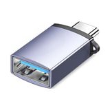 Coofbe Jasoz Type-C To USB 3.1 Dönüstürücü Adaptör Mini Otg 10GBPS Veri Aktarım Type-C Dönüştürücü - Siyah