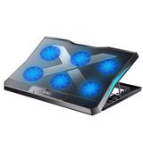 Coofbe Led Isikli Ultra Sessiz 6 Adet Sogutma Fanli Laptop Sogutucu Yukseklik Ayarli Laptop Standi