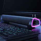 Coofbe Masaüstü Bluetooth Hoparlör Super Bas Soundbar Tv Ses Sistemi Sinema Bilgisayar Ses Sistemi - Siyah