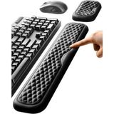 Coofbe Masaüstü Kol Dayama Padi Ergonomik Klavye Ve Mouse İçin Bilek Destek Seti Bilek Yastığı