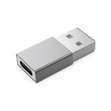 Coofbe Mini USB To Type C Çevirici Dönüştürücü Adaptör, 5A Ultra Hızlı Şarj ve Data Aktarım - Gri