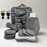 Coofbe Profesyonel 11 Parça Mikrofiber Araç Oto Yıkama Seti Araç Fırçası Araç Mikrofiber Bez - Genel - Çok Renkli