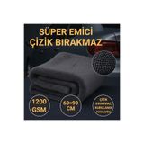 coofbe Profesyonel 60x90CM 1200GSM Ultra Kalın Mikrofiber Araç Kurulama Havlusu Oto Yıkama Bezi Kuru