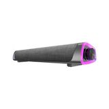 Coofbe Rgb Işıklı Bluetooth Soundbar Bluetooth Hoparlör Subwoofer Tv Bilgisayar Ses Sistemi Çift Hoparlör - Siyah