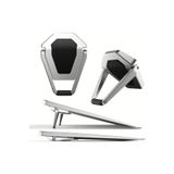 Coofbe Yapışkanlı 2 Adet Metal Laptop Standı Notebook Yükseltici Stand Masaüstü Laptop Tutucu Stand