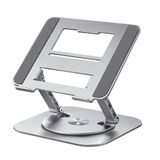 Coofbe Yükseklik Ayarlı 360 Döner Alüminyum Laptop Standı Laptop Sehpası Açı Yükseklik Ayarlı Kaymaz Padli