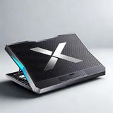 Coofbe Yükseklik Ayarlı Led Işıklı Turbo 6 Fanlı Notebook Laptop Soğutucu Notebook Laptop Standı