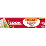 Cook 10'lu Paket Buzdolabı Poşeti - Şeffaf