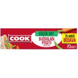 Cook 10'lu Paket Ekonomik Buzdolabı Poşeti - Şeffaf