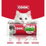 Cook - Akıllı Kedi Tuvaleti 20 Adet Atık Torbası Çöp Poşeti-petkit Purax, Pura Max,pura Max 2-zenon Smart X8624-ubpet C10 Pro Ve Ubpet C20-wero & Neutron Wero Wclb01-neutron Ntl-pw-65bw Neutron Nt-pw-06bw beyaz-gri