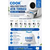Cook Akıllı Kedi Tuvaleti Atık -Çöp Torbası-Poşeti - Xenon Smart •haustier (Özellikle CB001, CB002 ve Msp Serisi Modelleri) •werowhirtz Yasomi Kochler Petpivot Tiny Kiwipets