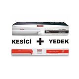 COOK Bas & Kes Streç Kesici Beyaz + 60 metre Yedek Film