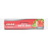 Cook Büzgülü Çöp Torbası Orta Boy Çilek Kokulu 15 Adet