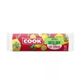 Cook Büzgülü Çöp Torbası Orta Boy Limon Kokulu 15'Li (6'Li Paket)